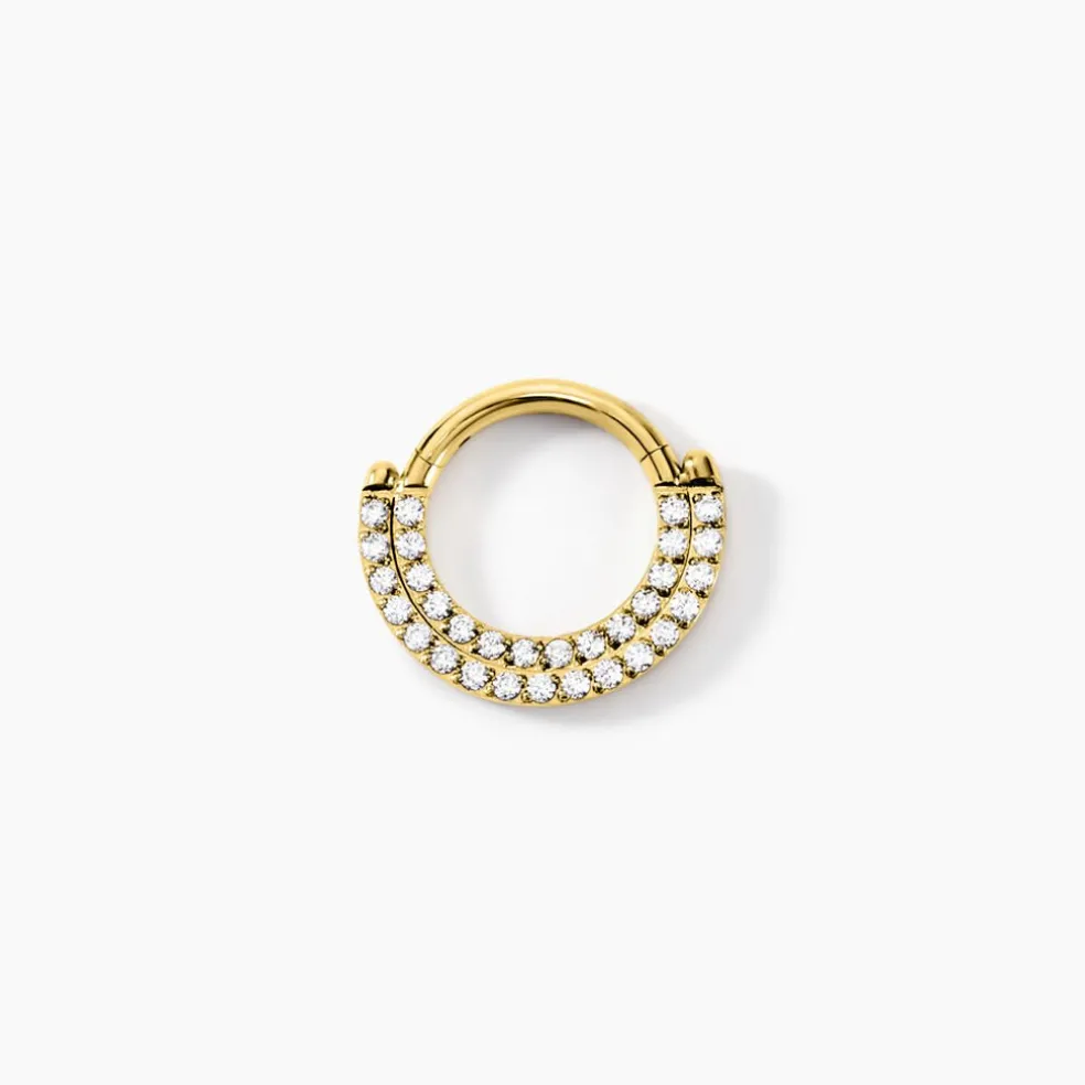 Piercing Septum Bettris Acier Jaune Oxyde De Zirconium